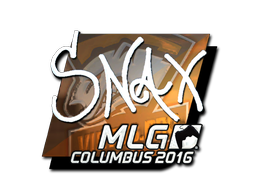 Aufkleber | Snax (Glanz) | MLG Columbus 2016