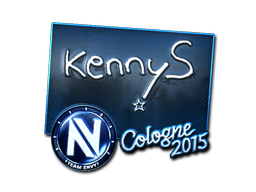 Наклейка | kennyS (металлическая) | Кёльн 2015