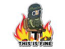 Sticker | This Is Fine (CT)