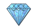 Sticker | Blue Gem (Glitter)