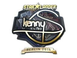 Aufkleber | kennyS (Gold) | Berlin 2019