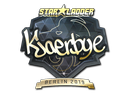 Sticker | Kjaerbye (Gold) | Berlin 2019