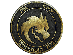 Aufnäher | Team Spirit (Gold) | Stockholm 2021