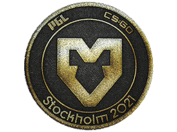 Aufnäher | MOUZ (Gold) | Stockholm 2021