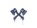 Sealed Graffiti | X-Axes (SWAT Blue)