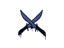 Sealed Graffiti | X-Knives (SWAT Blue)