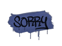 Sealed Graffiti | Sorry (SWAT Blue)