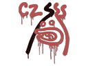 Sealed Graffiti | Recoil CZ-75 (Blood Red)