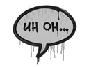 Sealed Graffiti | Uh Oh (Shark White)