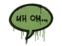 Sealed Graffiti | Uh Oh (Battle Green)