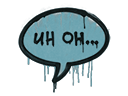 Sealed Graffiti | Uh Oh (Wire Blue)