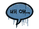 Sealed Graffiti | Uh Oh (Monarch Blue)