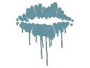 Sealed Graffiti | Kiss (Wire Blue)