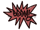 Sealed Graffiti | BOOM (Blood Red)