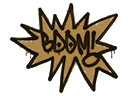 Sealed Graffiti | BOOM (Desert Amber)