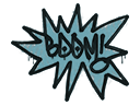 Sealed Graffiti | BOOM (Wire Blue)
