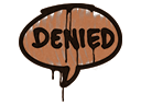 Sealed Graffiti | Denied (Tiger Orange)