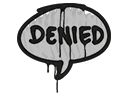 Sealed Graffiti | Denied (Shark White)