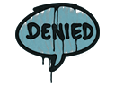 Sealed Graffiti | Denied (Wire Blue)