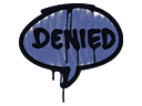 Sealed Graffiti | Denied (SWAT Blue)