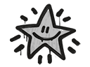Sealed Graffiti | Shining Star (Shark White)