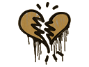 Sealed Graffiti | Broken Heart (Desert Amber)