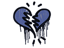Sealed Graffiti | Broken Heart (SWAT Blue)