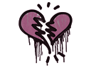 Sealed Graffiti | Broken Heart (Princess Pink)