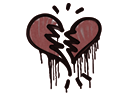 Sealed Graffiti | Broken Heart (Brick Red)