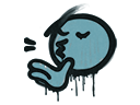 Sealed Graffiti | Chef Kiss (Wire Blue)