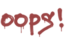 Sealed Graffiti | Oops (Blood Red)