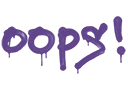 Sealed Graffiti | Oops (Monster Purple)
