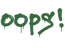 Sealed Graffiti | Oops (Jungle Green)