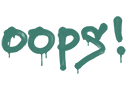 Sealed Graffiti | Oops (Frog Green)