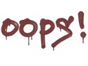 Sealed Graffiti | Oops (Brick Red)