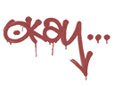 Sealed Graffiti | Okay (Blood Red)